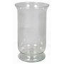 Lantern glass SHARON, cylinder/round, clear, 8"/21.5cm, Ø5.1"/13cm