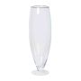 Floor vase TINA, cone/round, clear, 27"/67cm, Ø9"/22cm