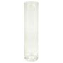 Flower vase SANSA OCEAN, cylinder/round, clear, 16"/40cm, Ø4"/10cm