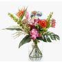 Bouquet of artificial flowers FEME, red-purple, 26"/65cm, Ø 16"/40cm