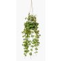 Decorative candelabra flower hanging basket BOLTEN, green, 20"/50cm