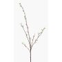 Artificial willow catkin branch LARDEIRA, white, 3ft/95cm