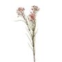 Artificial hoya flower MEDEA, pink, 31"/80cm