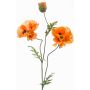 Decorative poppy LOPEZ, orange, 3ft/90cm