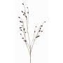 Fake branch blackberries CANO with fruits, burgundy, 3ft/105cm