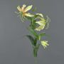Textile flower gloriosa lily CELESTE, yellow, 30"/75cm