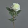 Silk rose BRINA, white, 28"/70cm
