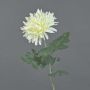Artificial chrysanthemum flower KAMPAL, white, 28"/70cm