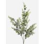 Decorative eucalyptus branch NOELIA, green, 28"/70cm