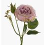 Plastic rose CESCA, light purple, 16"/40cm