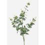 Artificial eucalyptus branch DEREK, green-grey, 30"/75cm
