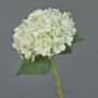 Artificial hydrangea flower EGIA, cream, 20"/50cm