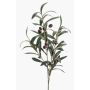 Artificial olive branch CARSON, fruit, 30"/75cm