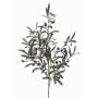 Artificial olive branch CARSON with fruits, 3ft/100cm