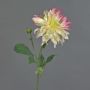 Textile flower dahlia CINTHIA, pink-white, 24"/60cm