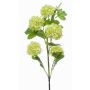 Artificial snowball branch FONTE, light green, 30"/75cm