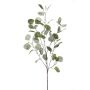 Artificial eucalyptus branch COLTON, green-grey, 33"/85cm