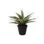 Artificial Agave DESIREE, green, 8"/20cm, Ø 10"/25cm
