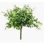 Decorative Eucalyptus plant JOSHUA on spike, green, 8"/20cm, Ø 6.7"/17cm