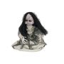 Halloween decorative figurine horror doll BARLETTA with movement function, ghost sounds, LEDs, 18"/45cm