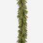 Artificial fir garland EDINBURGH, green, 275cm, Ø25cm