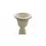 Flower pot ATHAMAS made of concrete, grey, 10"/25cm, Ø9"/24cm