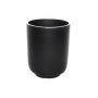 Flower pot DORGON made of aluminium, black, 4"/10cm, Ø3.5"/9cm