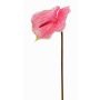 Artificial flamingo flower MOIRA, pink-pink, 75cm, 13x18cm