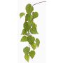 Decorative leaf begonia branch KATRICE, green-red, 4ft/110cm