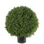 Artificial boxwood TOM, natural trunk, crossdoor, 37"/95cm, Ø31"/80cm