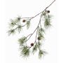 Decorative pine branch PIXY with cones, 4ft/110cm