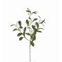 Decorative mistletoe branch SAJAN with berries, green, 55cm