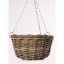 NICOLINA hanging basket, beige, 18cm, Ø30cm