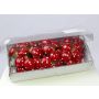Plastic mushrooms BERTI on spike, 36 pieces, red-white, 1.2"/3cm