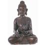 Buddha figure RAJESH, sitting meditating, bronze, 20"/50cm