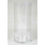 Flower vase SANSA OCEAN, cylinder/round, clear, 16"/40cm, Ø7"/18cm