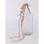 Plastic Senecio hanging decoration SKERPA, stick, champagne, 30"/75cm
