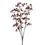 Artificial branch Gaultheria FLOMER, berries, red, 24"/60cm
