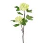 Artificial branch Viburnum SNALMO, light green, 20"/50cm