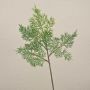 Fake cedar branch BALTHILDE, green, 16"/40cm