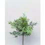 Fake cedar branch BALTHILDE, green, 20"/50cm