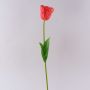 Synthetic flower Parrot tulip PETSCHORA, orange, 26"/65cm