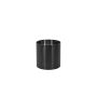 ALVARO stainless steel planter with castors, anthracite, 36.5 cm, Ø35 cm