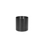 ALVARO stainless steel planter with castors, anthracite, 41.5 cm, Ø40 cm