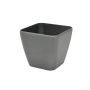 Planter RANCA, crossdoor, anthracite, 14"x14"x13"/36.5x36.5x32.5cm