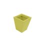 DUARTE plastic planter, yellow, 39 x 39 x 45 cm