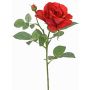 Decorative rose WAIOLA, red, 26"/65cm, Ø4.3"/11cm