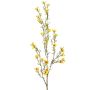 Artificial wax flower NIANG, yellow, 80 cm, Ø 1.5–2.5 cm