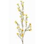 Faux wax flower NIANG, yellow, 31"/80cm, Ø0.6"-1"/1.5-2.5cm