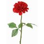 Artificial dahlia TINKALA, red, 60 cm, Ø12 cm